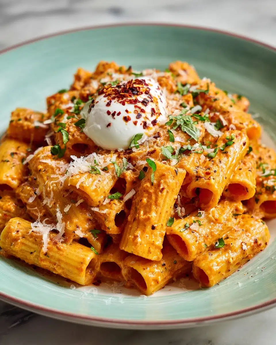 Creamy Tomato Garlic Pasta Recipe