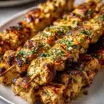 Garlic Parmesan Chicken Skewers Recipe 6 Garlic Parmesan Chicken Skewers Recipe