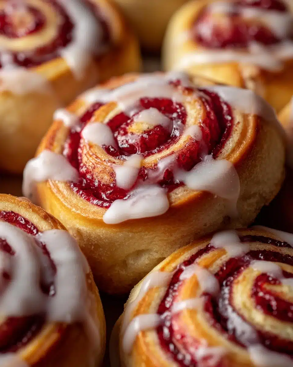 Raspberry Cinnamon Rolls Recipe
