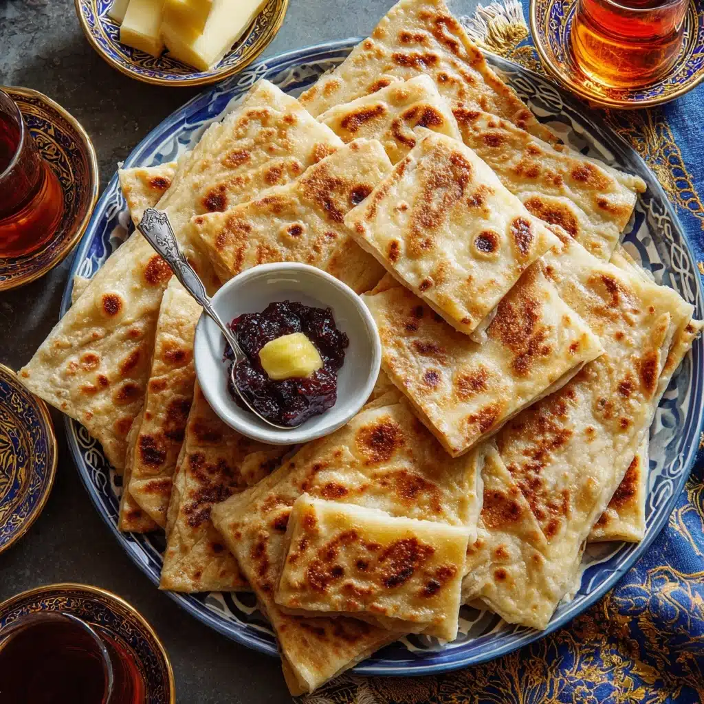 Moroccan Msemen Recipe - Square Laminated Pancakes Recipe - Recipe Image