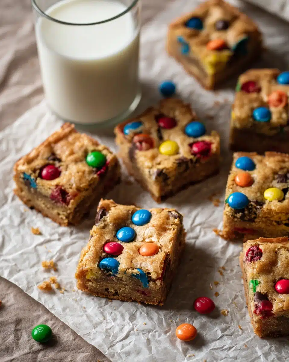 Monster Cookie Bars Recipe - Recipe Image
