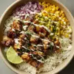 Easy Street Corn Chicken Rice Bowl Recipe