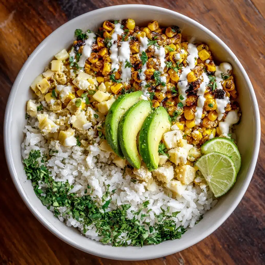 MEXICAN STREET CORN CHICKEN RICE BOWL Recipe - Recipe Image