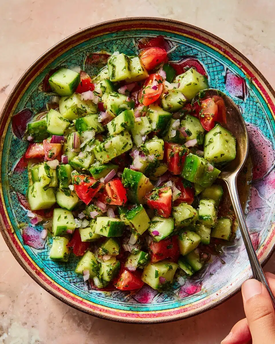 SHIRAZI SALAD (PERSIAN CHOPPED SALAD) Recipe