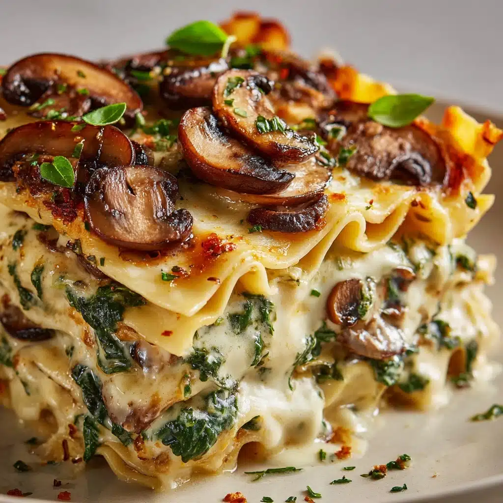 Mushroom and Spinach Lasagna Recipe 5 Mushroom and Spinach Lasagna Recipe - Recipe Image