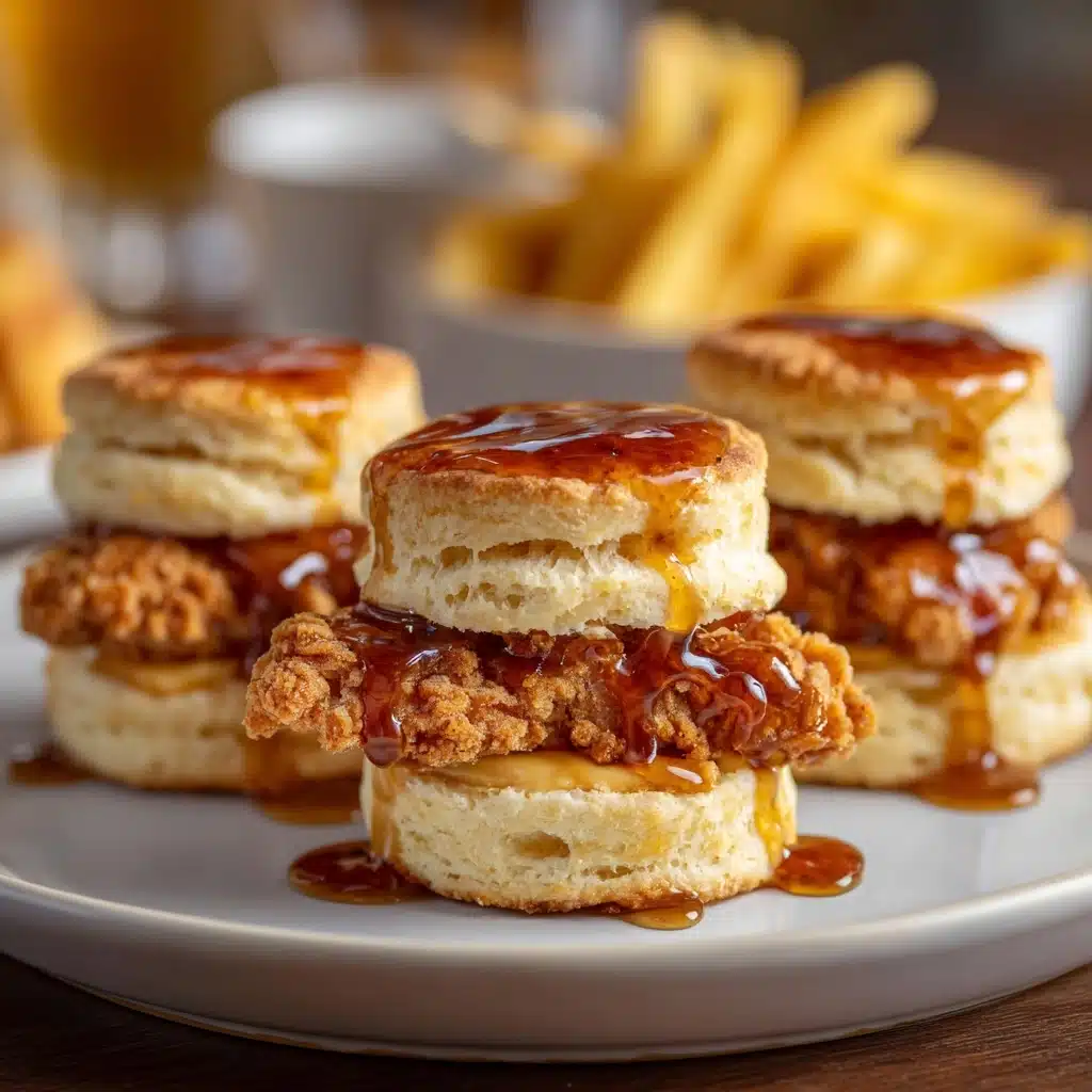 Hot Honey Chicken Biscuits Recipe - Recipe Image