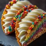 Fruity Pebbles Cheesecake Tacos Recipe