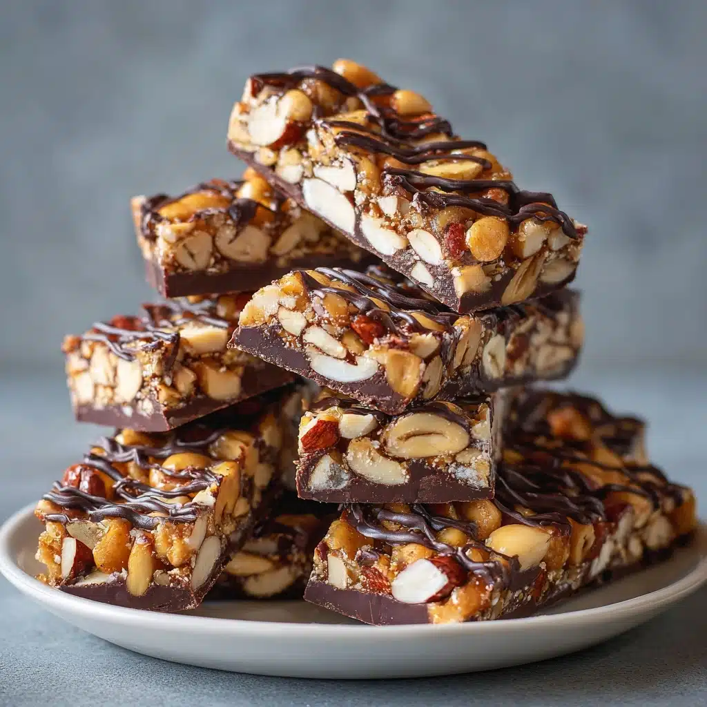 Chewy granola bars with nuts, almonds, and chocolate drizzle, 5 Chewy granola bars with nuts, almonds, and chocolate drizzle,
- Recipe Image