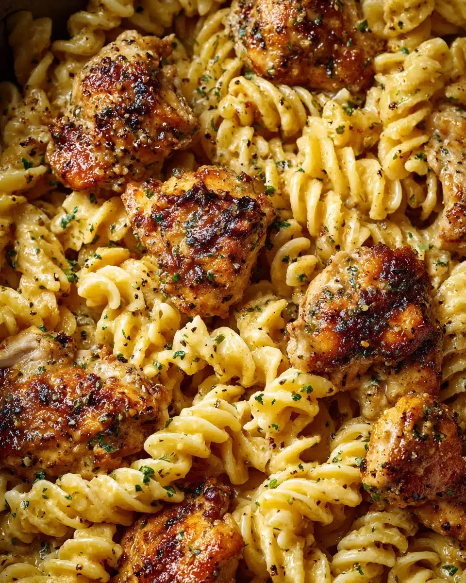 Cheesy Chicken Rotini Skillet Recipe