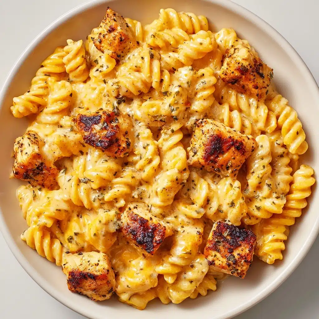 Cheesy Chicken Rotini Skillet Recipe - Recipe Image