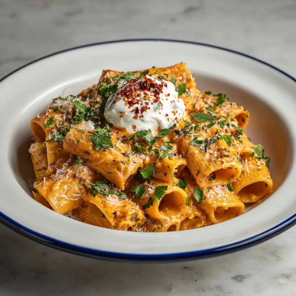 Creamy Tomato Garlic Pasta Recipe - Recipe Image