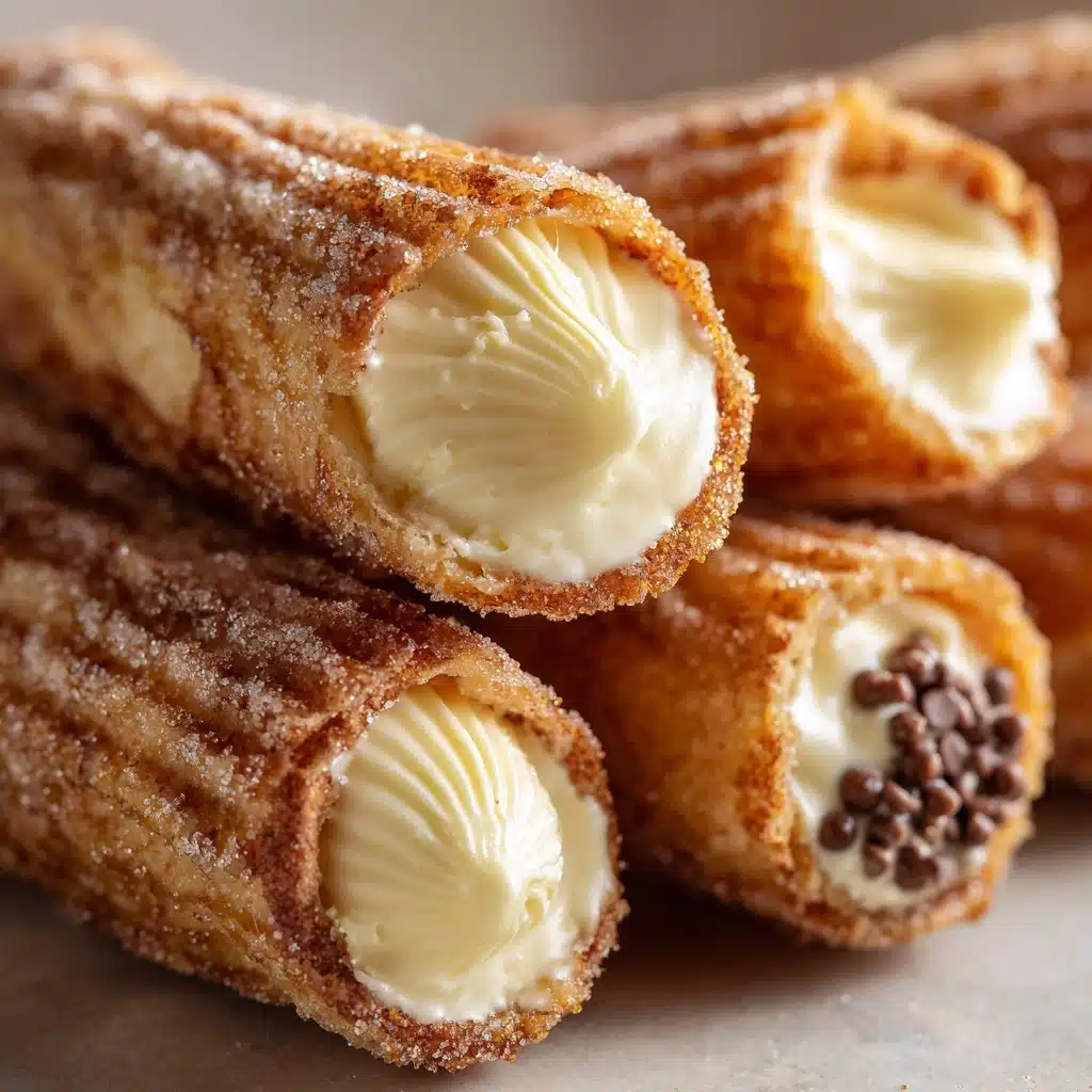 Churro Cannolis (Cannoli Recipe and Cannoli Filling) Recipe - Recipe Image