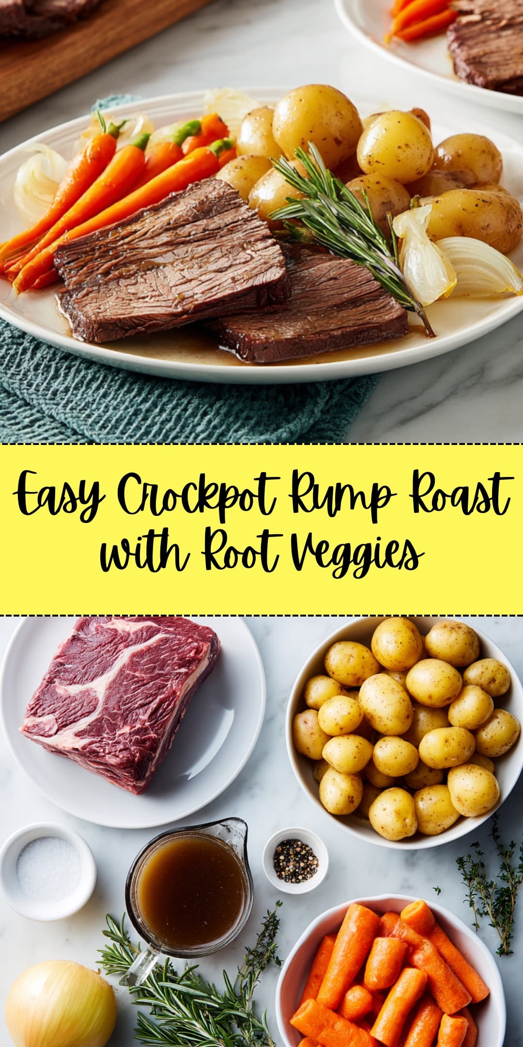 Photo Fo Rump Crockpot Rump Roast Recipe: Comforting Slow Cooker Dinner