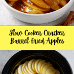Slow Cooker Fried Apples - Cracker Barrel Copycat Recipe