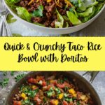 Taco Rice Bowl with Doritos Recipe