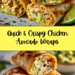 Crispy Chicken Avocado Wraps Recipe