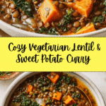 Vegetarian Lentil & Sweet Potato Curry Recipe