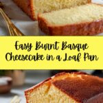 Burnt Basque Cheesecake in a Loaf Pan Recipe