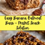 Banana Oatmeal Bars Recipe
