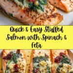 Stuffed Salmon With Spinach & Feta (30 minutes!) Recipe