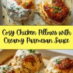 Chicken Pillows with Creamy Parmesan Sauce for Cozy Nights Recipe