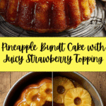 Pineapple Bundt Cake with Sweet Strawberries Recipe