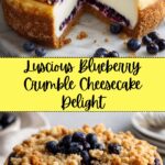 Blueberry Crumble Cheesecake Recipe