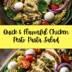 Easy Chicken Pesto Pasta Salad (25-Minutes) Recipe