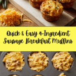 Sausage Breakfast Muffins (4-ingredients) Recipe