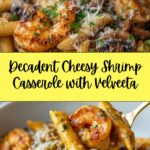 Cheesy Shrimp Casserole with Velveeta Recipe