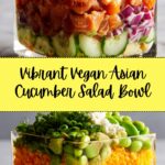 Creamy Asian Cucumber Salad Bowl Recipe