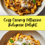 Creamy Fettuccine Bolognese Recipe