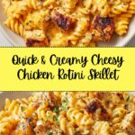 Cheesy Chicken Rotini Skillet Recipe
