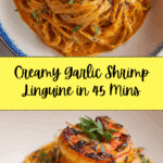 Easy Creamy Shrimp Linguine Recipe (with Garlic) Recipe