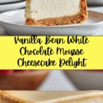 Easy Vanilla Bean White Chocolate Mousse Cheesecake Recipe
