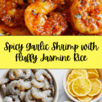 Spicy Garlic Shrimp over Jasmine Rice Recipe