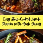 Slow-Cooked Lamb Shanks with Herb-Infused Gravy Recipe