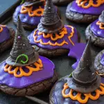 Witch Hat Halloween Cookies