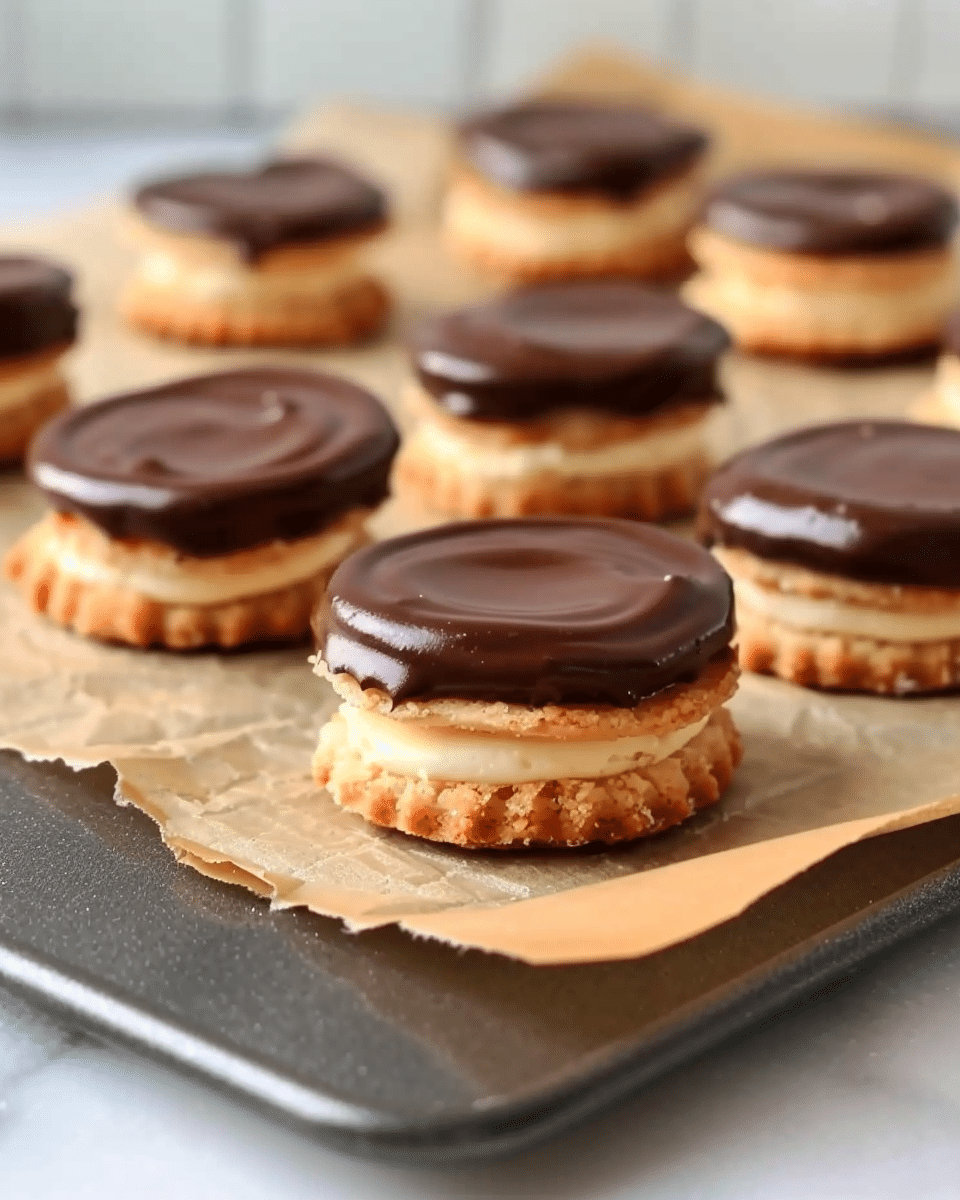 Easy Boston Cream Pie Cookie Bites Recipe