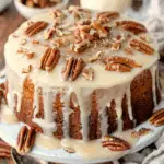 Southern Pecan Praline Cake with Butter Sauce