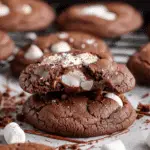 Nutella Marshmallow Cookies