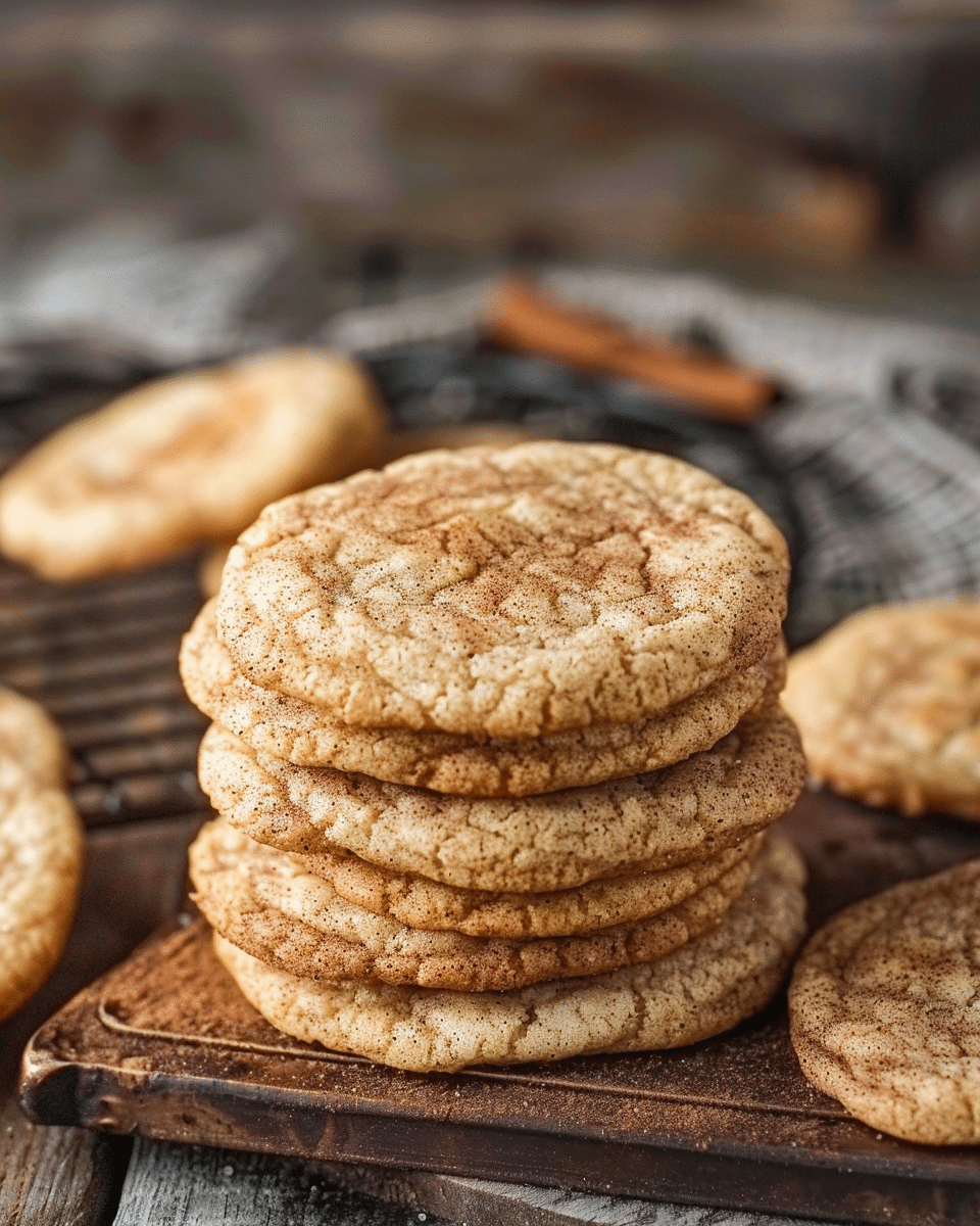 Chewy Snickerdoodle Cookies