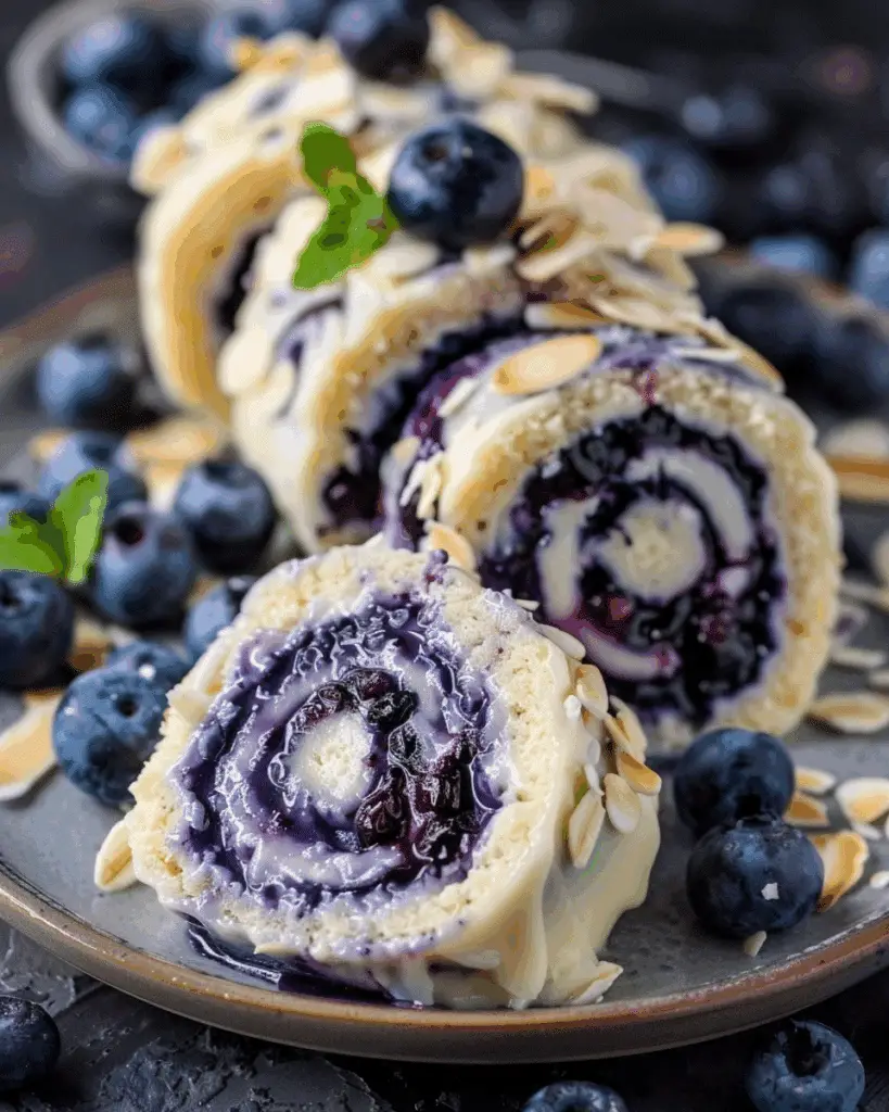 Blueberry Cheesecake Rolls