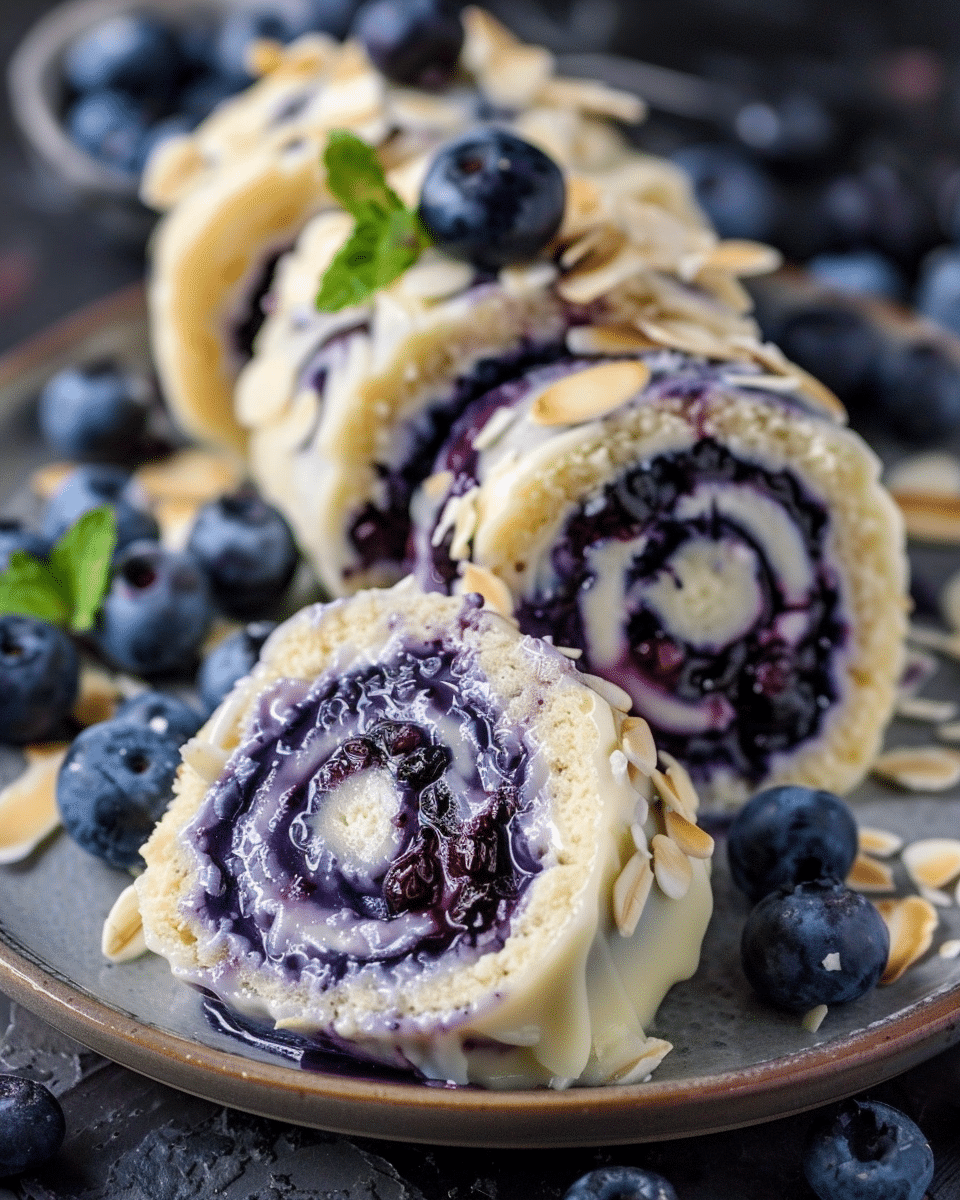 Blueberry Cheesecake Rolls