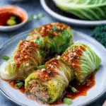 Stuffed Chinese Cabbage Rolls