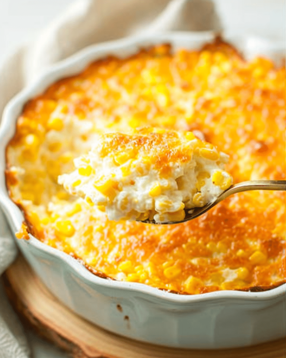 Cream Cheese Corn Casserole