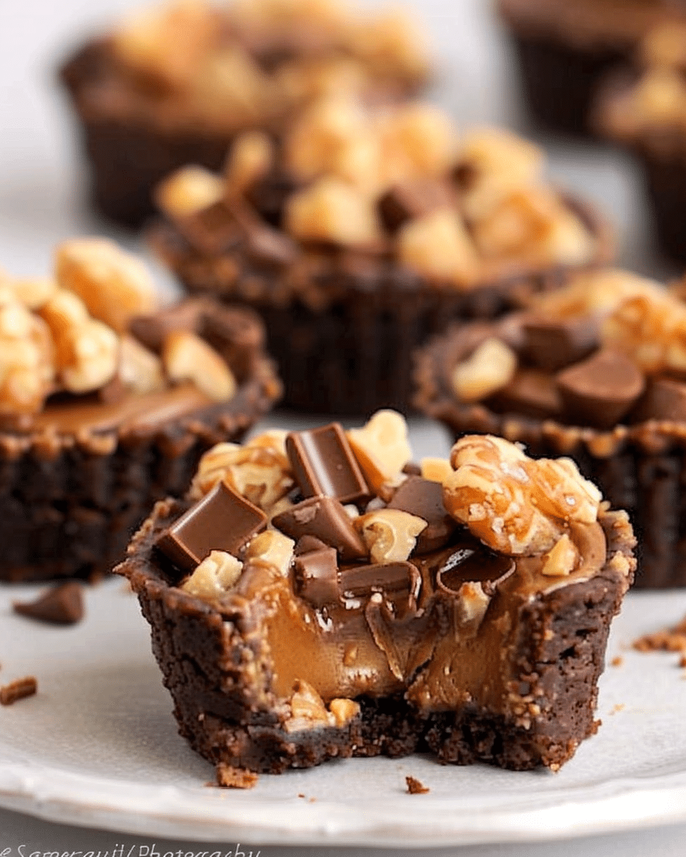 Snickers Cookie Cups