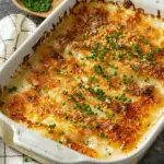 Roasted Garlic Potatoes au Gratin