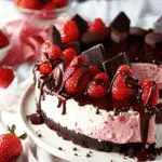 Chocolate Covered Strawberry Cheesecake