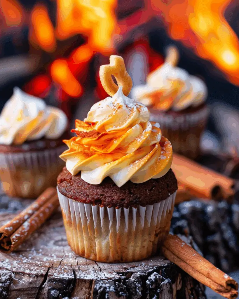 Camp Fire Cupcakes